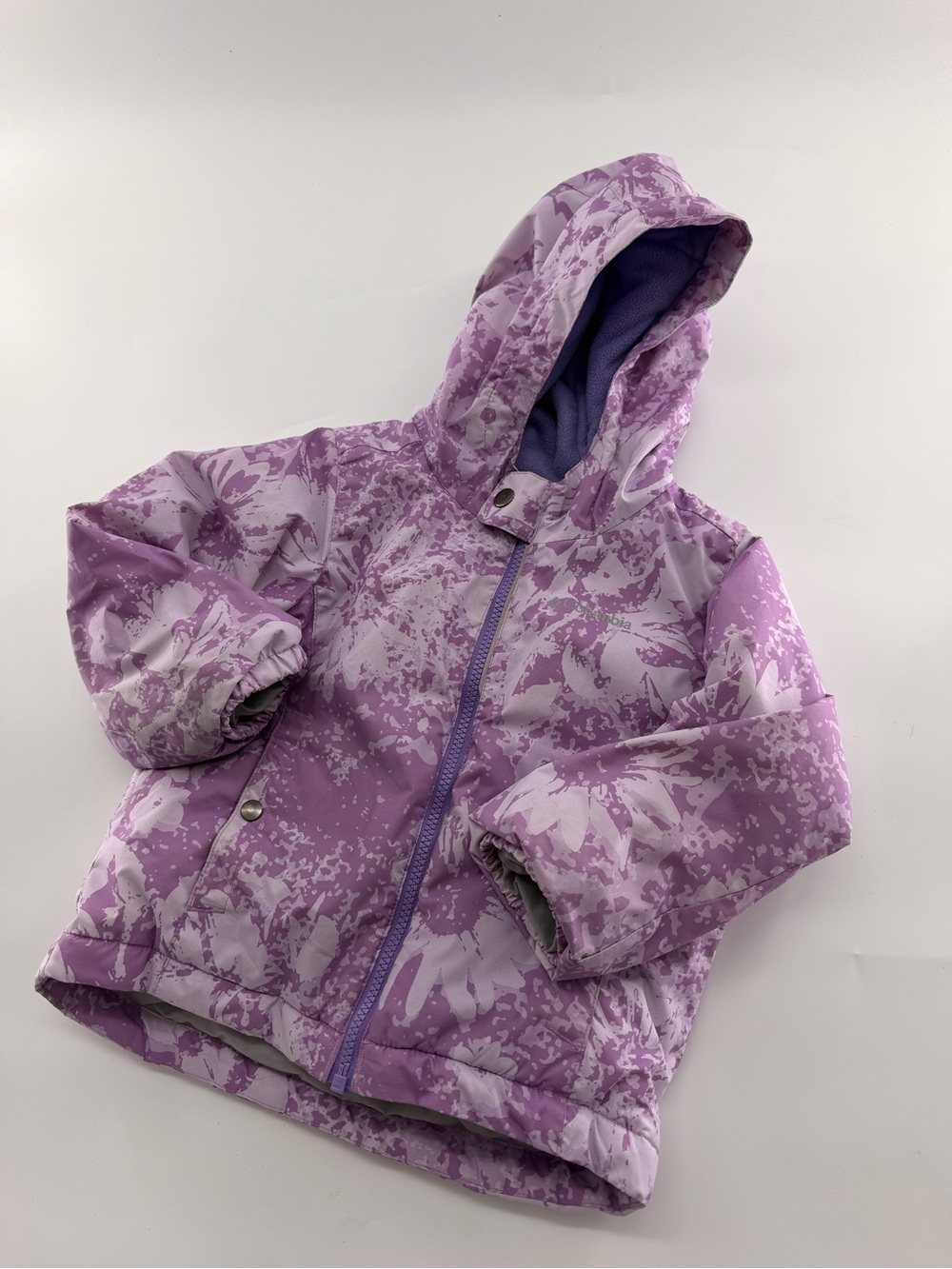 Columbia Frosty Slope Toddler Girls Purple Ski Snow Winter Coat Waterproof 3T